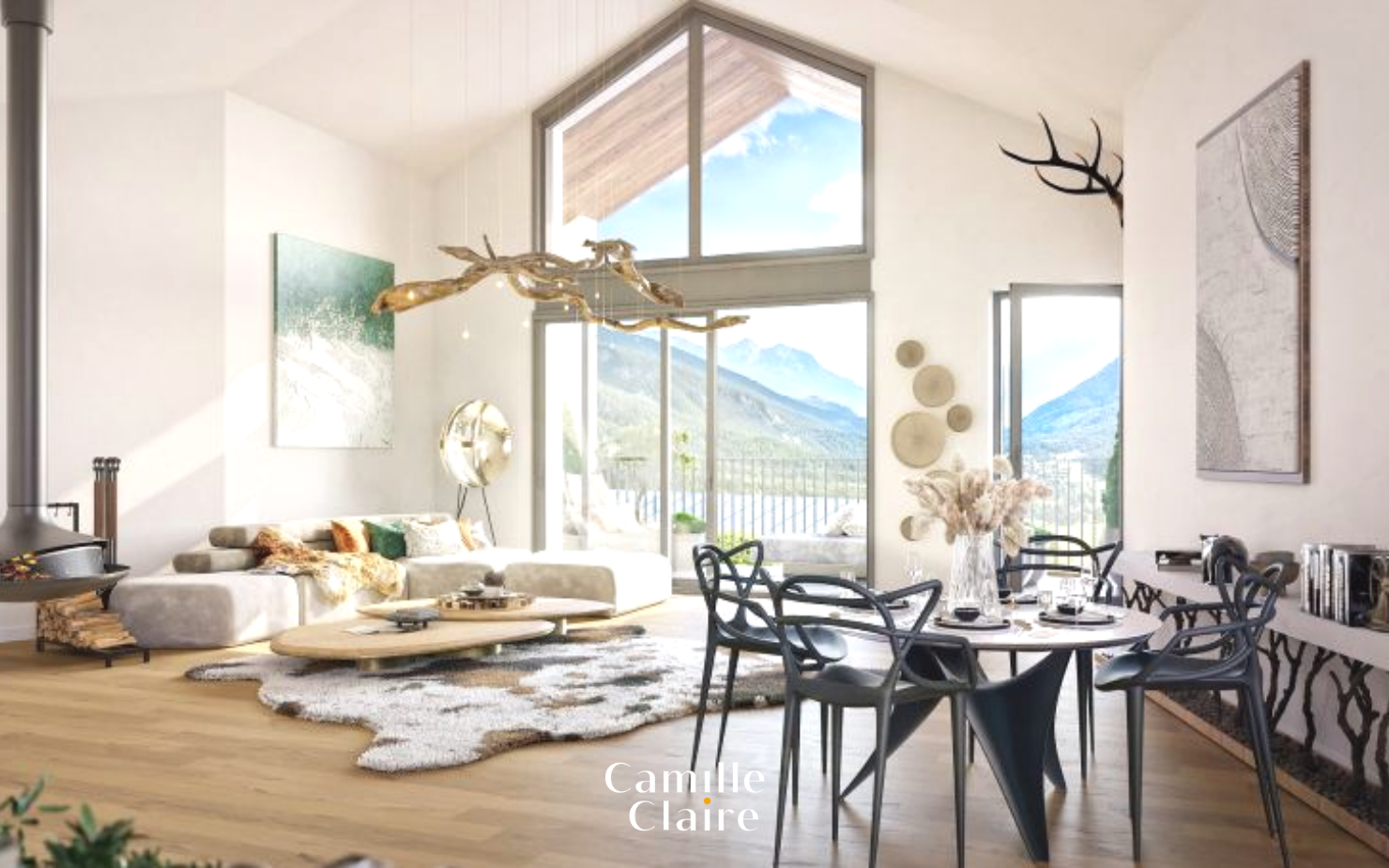 Vente Appartement 87 Serre chevalier - Camille Claire Agence Immobilière Aix-en-Provence